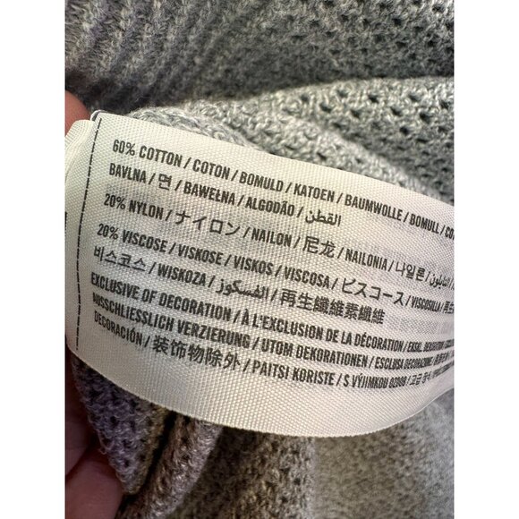 Abercrombie & Fitch Womens Tunic Open-Front Cardigan Sweater S Gray - Picture 4 of 11